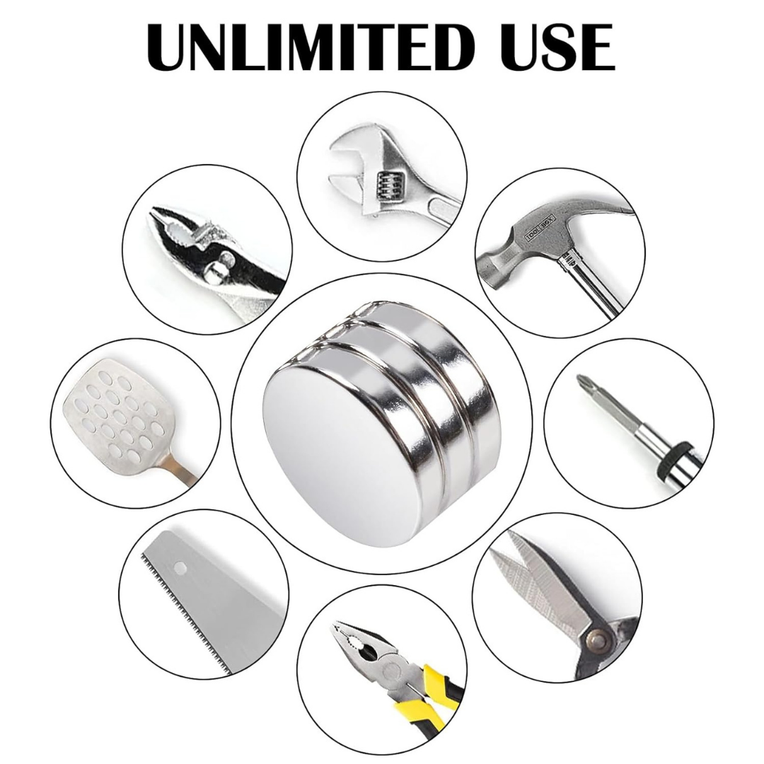 10x5mm N38 Ni Neodymium Discs Magnets (Pack of 20)