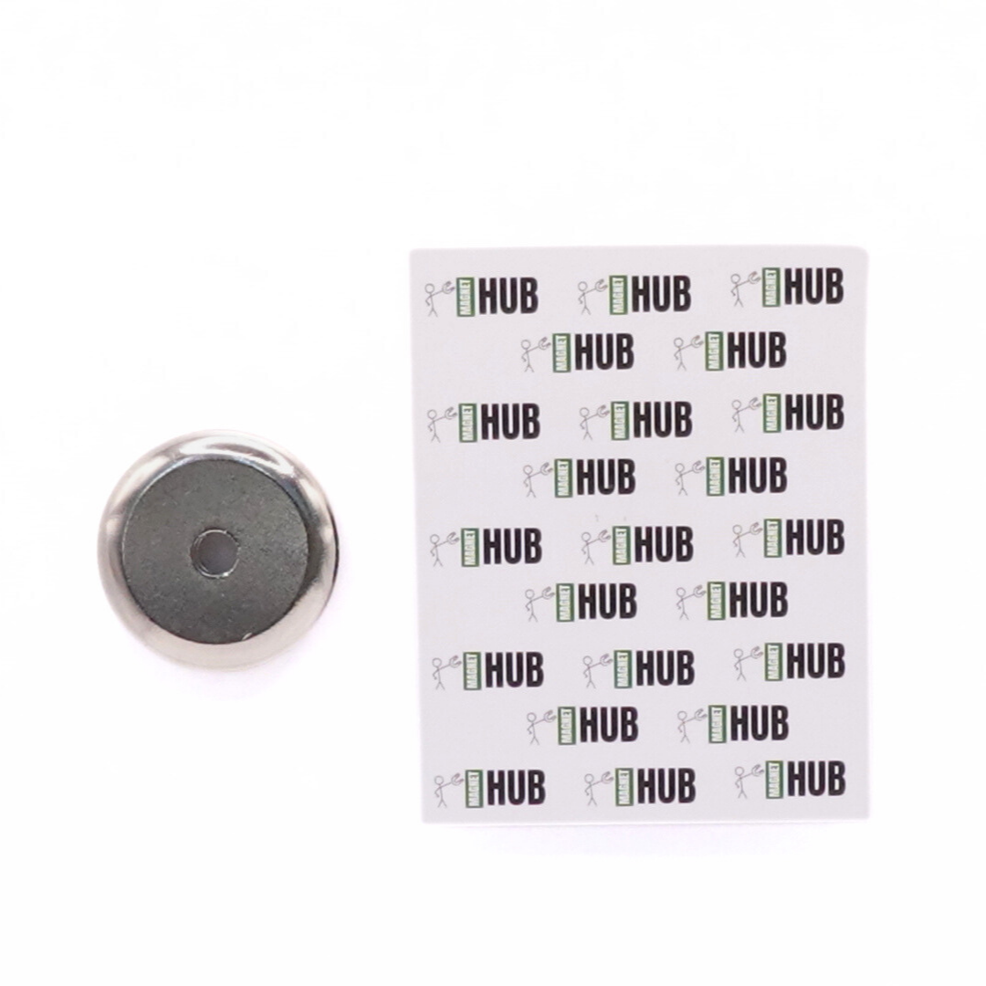 36mm Countersunk Neodymium Pot Magnet N35 Ni