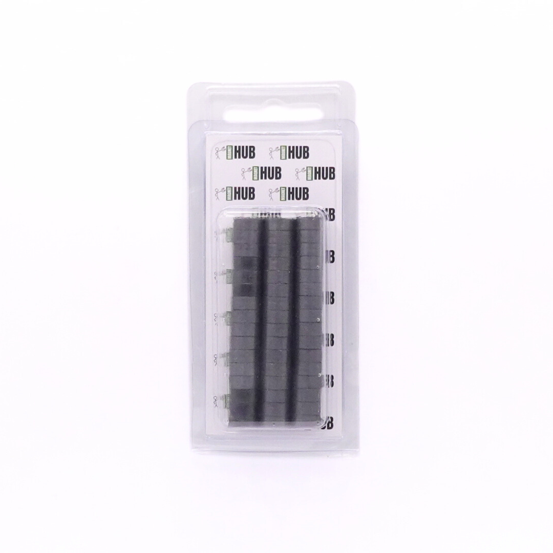 12x5mm Y30BH Uncoated Ferrite Disc Magnets (Pack of 48)