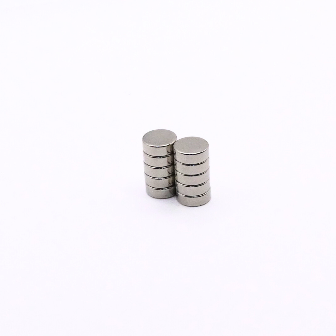 13x4.5mm N38 Ni Neodymium Discs Magnets (Pack of 10)