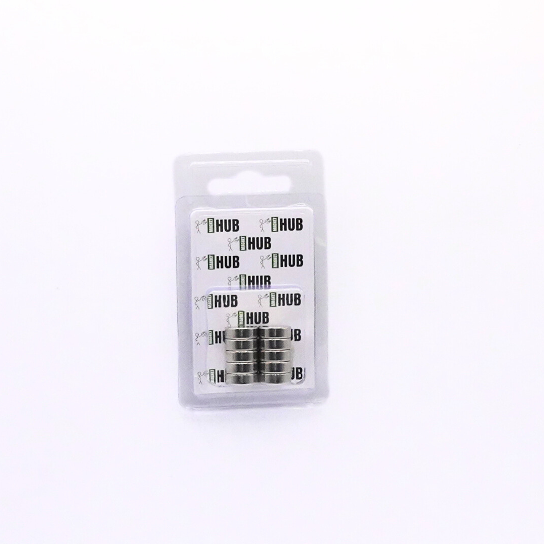 13x4.5mm N38 Ni Neodymium Discs Magnets (Pack of 10)
