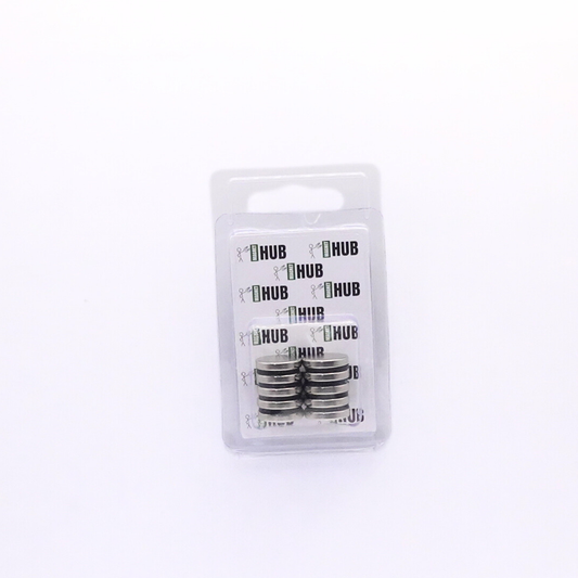 16x3mm N38 Ni Neodymium Discs Magnets (Pack of 10)