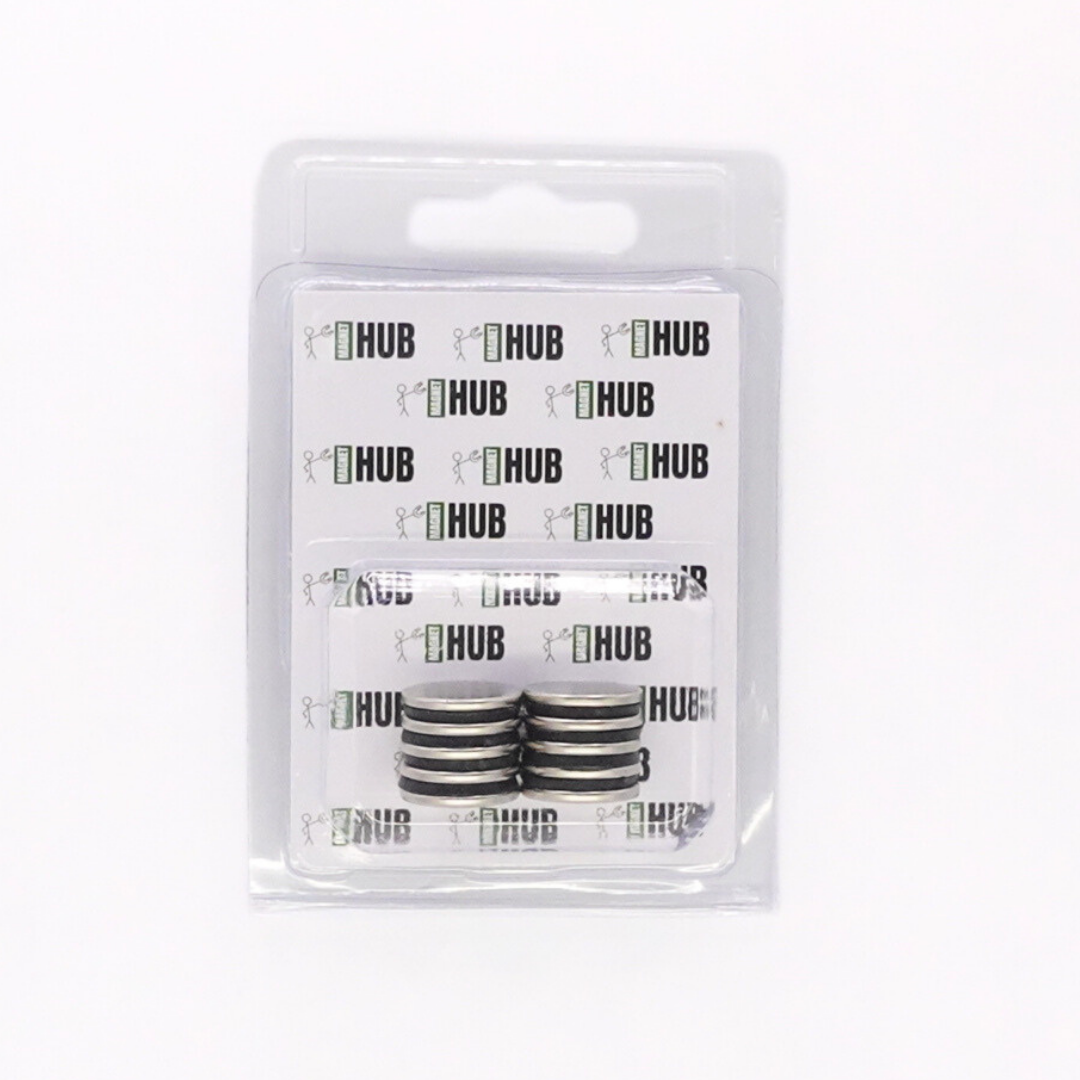 18x2mm N38 Ni Neodymium Discs Magnets (Pack of 10)