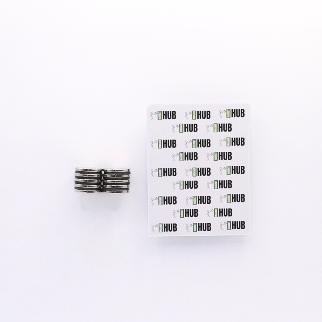 18x2mm N38 Ni Neodymium Discs Magnets (Pack of 10)