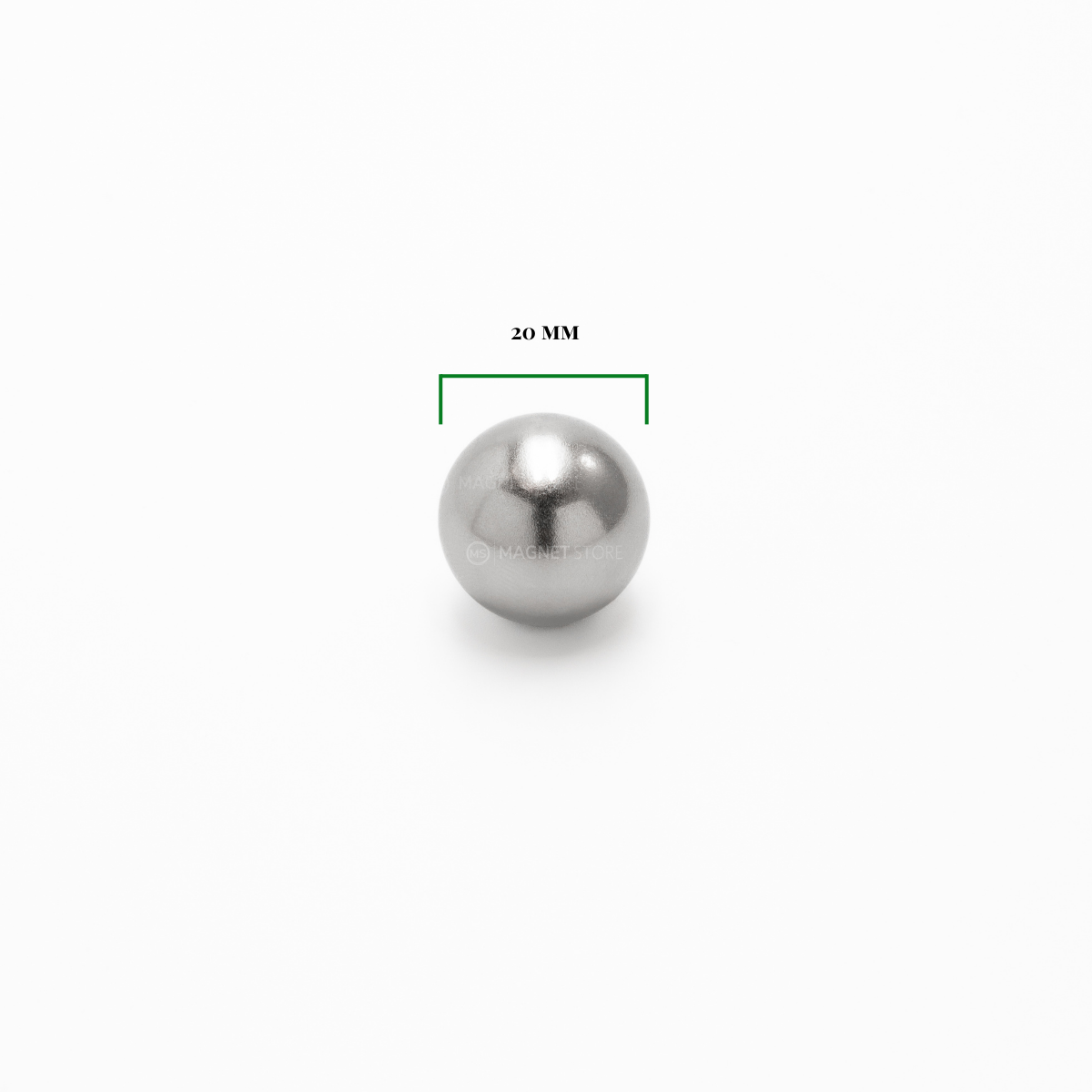 20mm N35 Ni Neodymium Ball Magnets (Pack of 1)