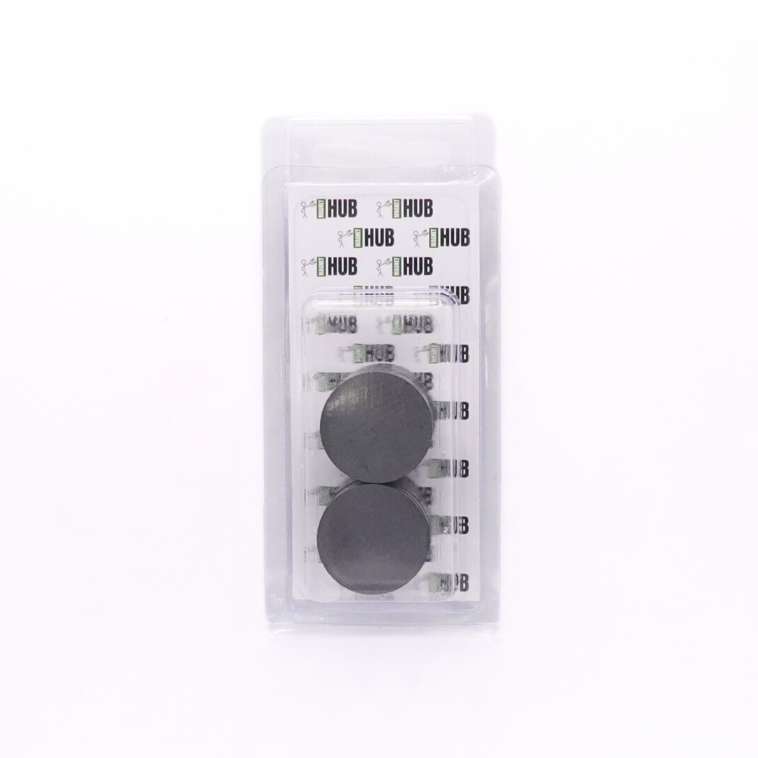30x3mm Y30BH Uncoated Ferrite Disc Magnets (Pack of 20)