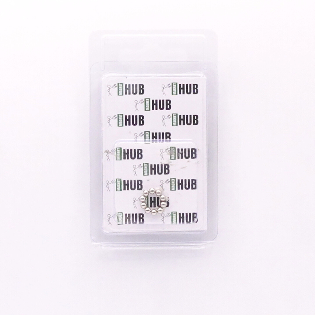 3mm N38 Ni Neodymium Ball Magnets (Pack of 10)