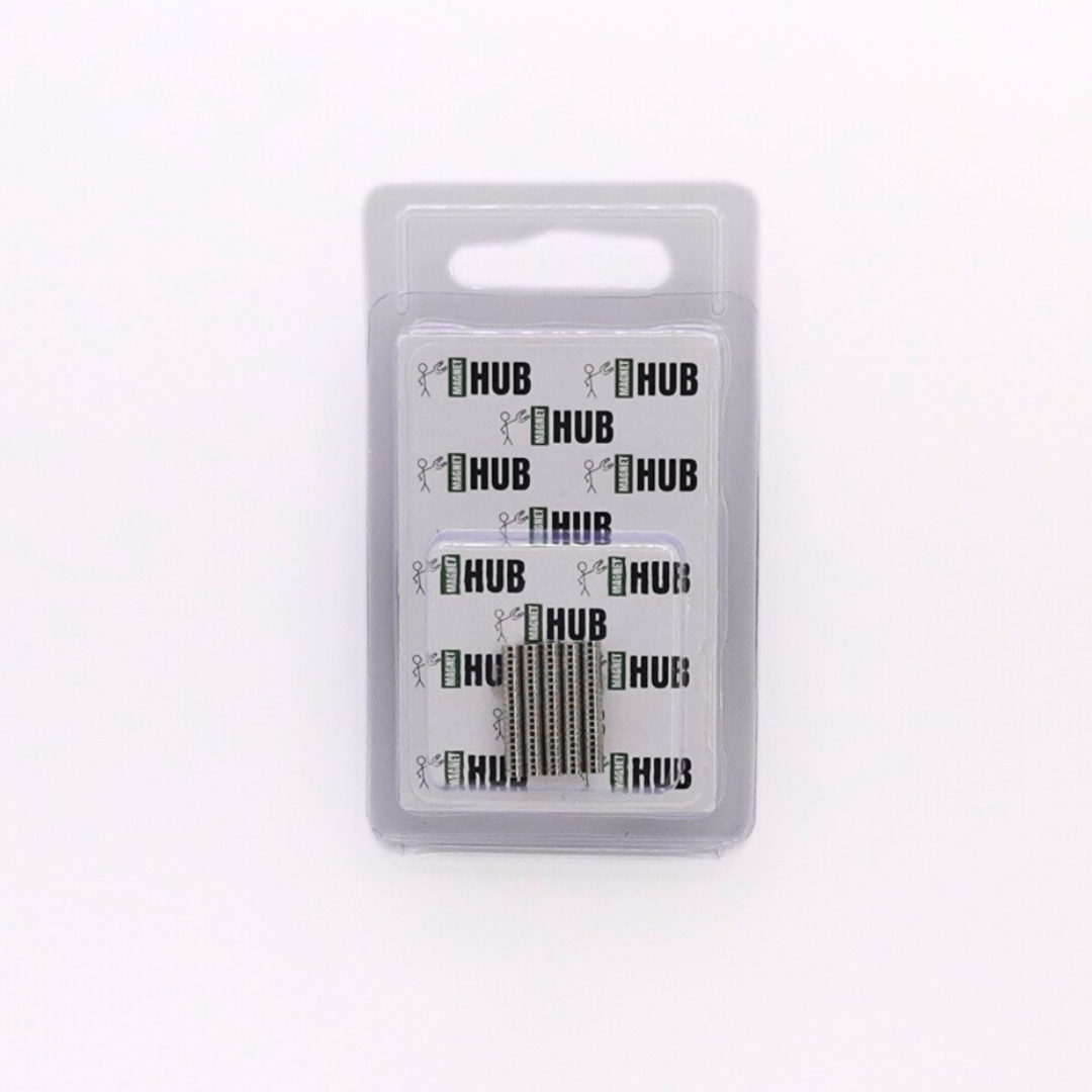 3x1mm N38 Ni Neodymium Discs Magnets (Pack of 100)