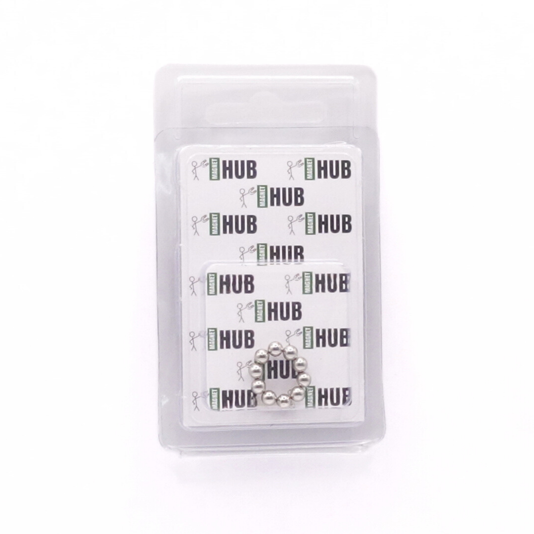4mm N38 Ni Neodymium Ball Magnets (Pack of 10)