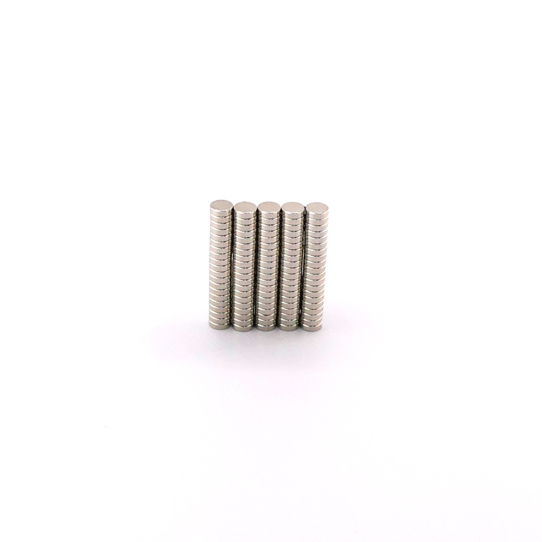 5x1.5mm N38 Ni Neodymium Discs Magnets (Pack of 100)