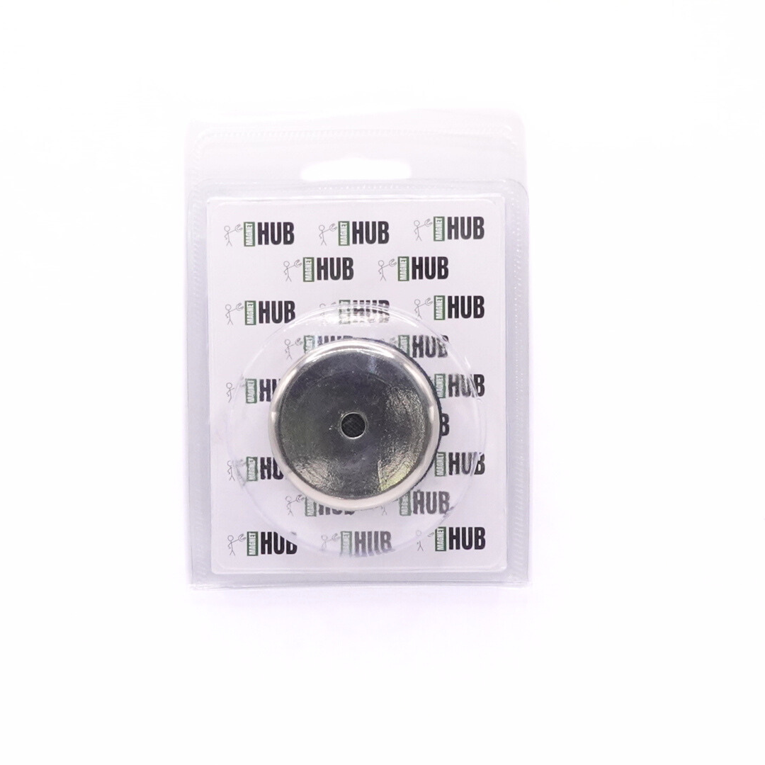 60mm Countersunk Neodymium Pot Magnet N35 Ni