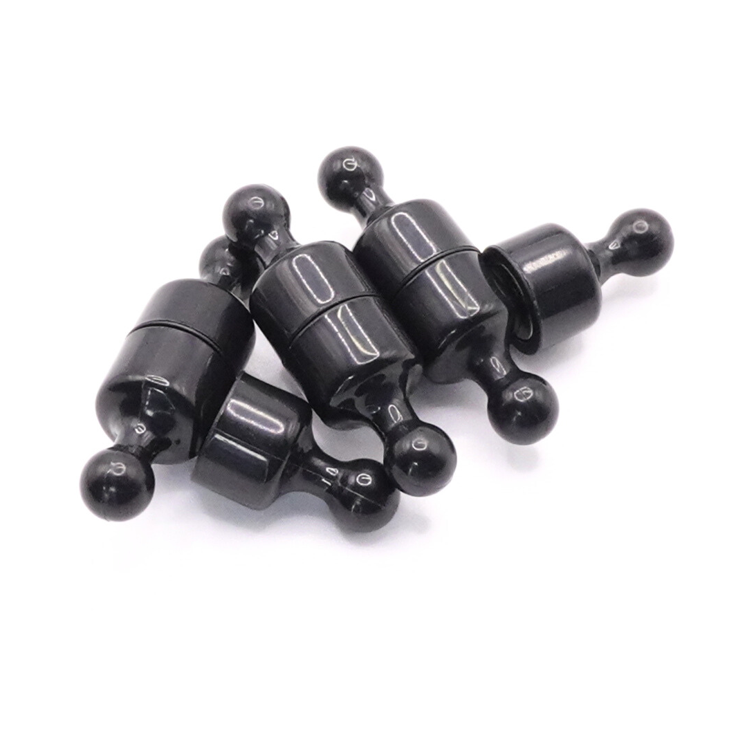 Black Magnetic Pushpin (Pack of 8)