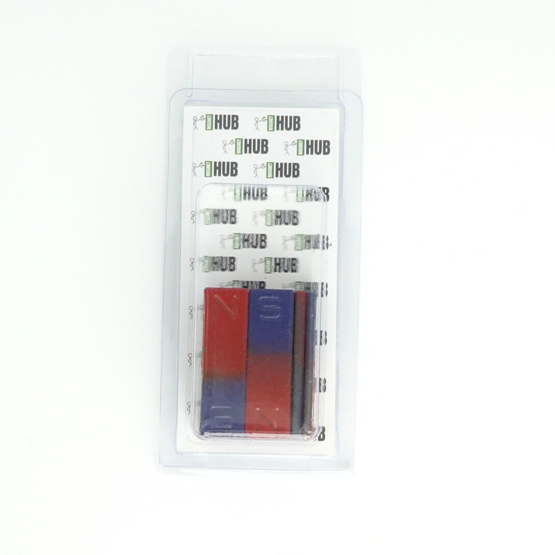 L50x15x4mm North & South Bar Magnet (Pack of 10)