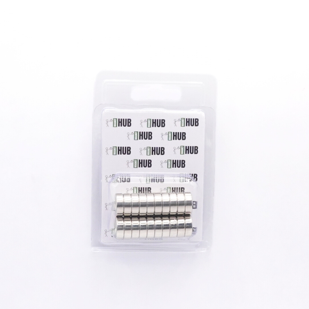 Od15xId5x4mm N38 Ni Neodymium Ring magnets (Pack of 10)