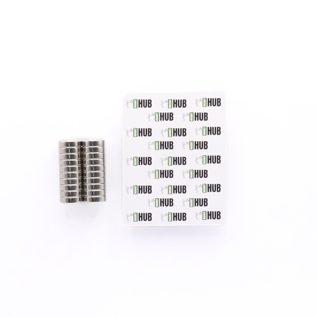 Od15xId5x4mm N38 Ni Neodymium Ring magnets (Pack of 10)