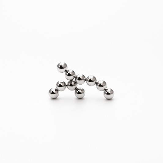 4mm N38 Ni Neodymium Ball Magnets (Pack of 10)