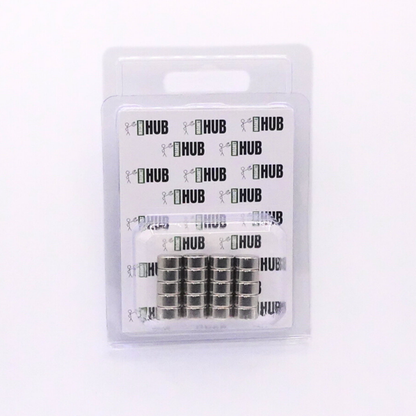 10x5mm N38 Ni Neodymium Discs Magnets (Pack of 20)