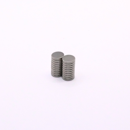 12x2mm N38 Ni Neodymium Discs Magnets (Pack of 20)