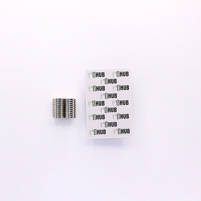 12x2mm N38 Ni Neodymium Discs Magnets (Pack of 20)
