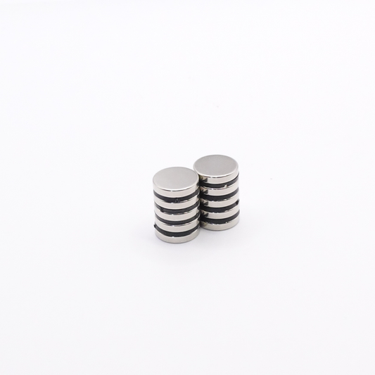 15x3mm N38 Ni Neodymium Discs Magnets (Pack of 10)