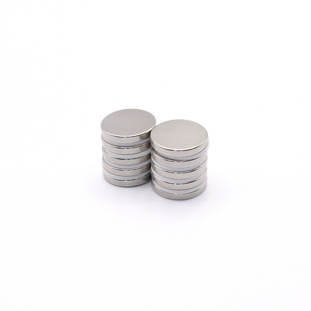 20x3mm N38 Ni Neodymium Discs Magnets (Pack of 20)