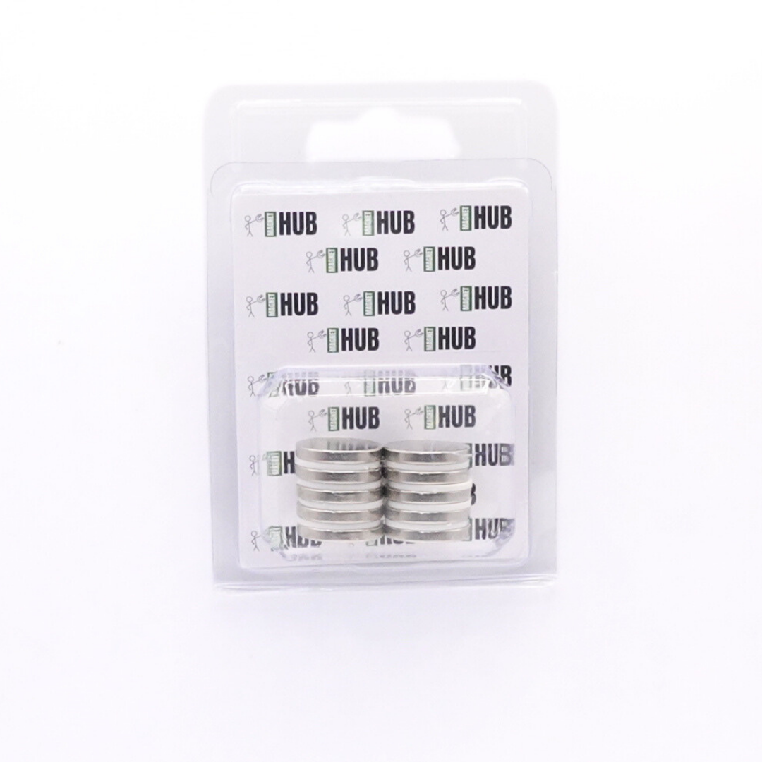 20x3mm N38 Ni Neodymium Discs Magnets (Pack of 20)