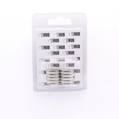 20x3mm N38 Ni Neodymium Discs Magnets (Pack of 20)
