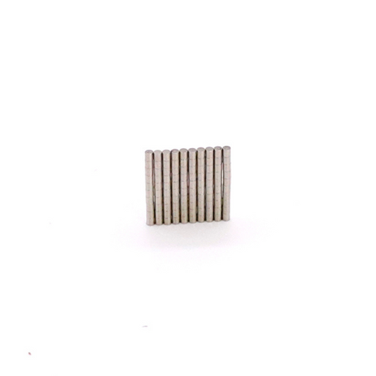 2x2mm N38 Ni Neodymium Discs Magnets (Pack of 100)