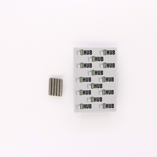 3x1mm N38 Ni Neodymium Discs Magnets (Pack of 100)