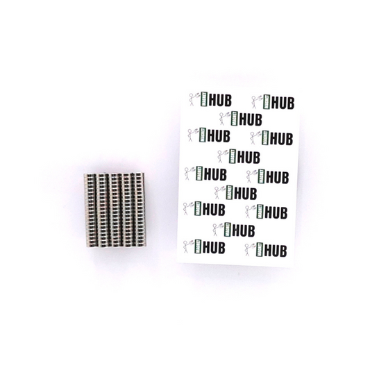 5x1.5mm N38 Ni Neodymium Discs Magnets (Pack of 100)