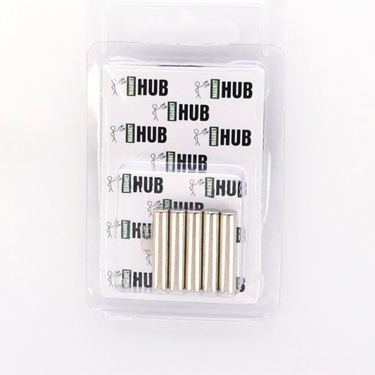 5x25mm N42 Ni Neodymium Discs Magnets (Pack of 5)