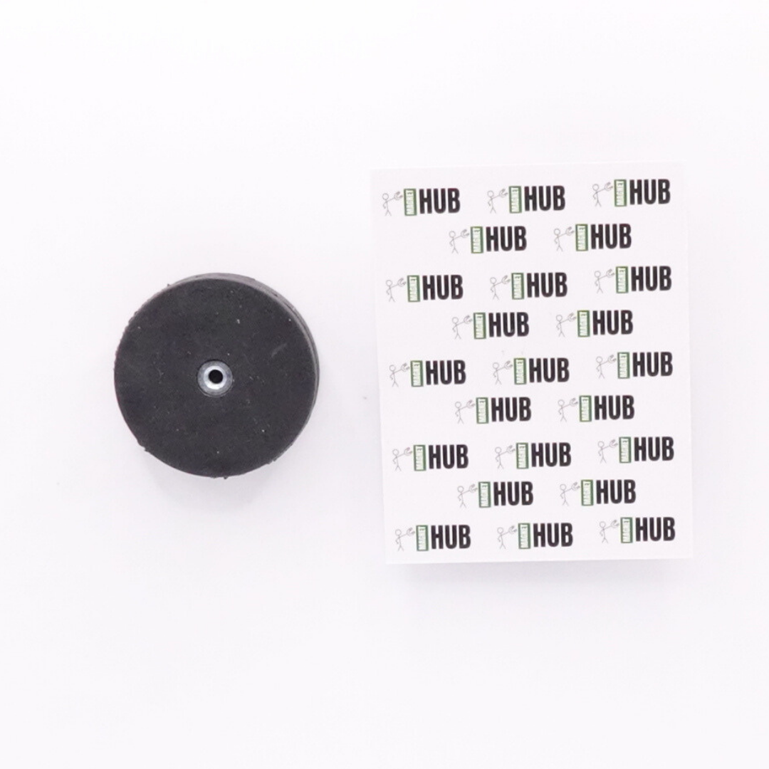 Gripper Magnet 43x6mm M4 Thread  (Pack of 2)