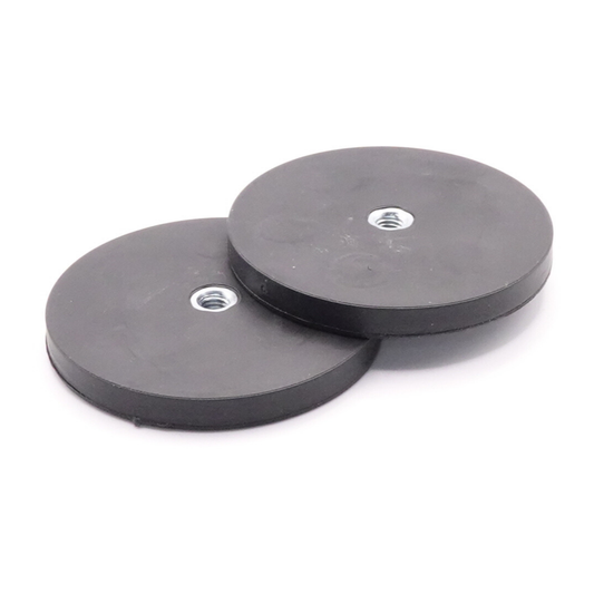 Gripper Magnet 66x8.5mm M6 Thread (Pack of 2)