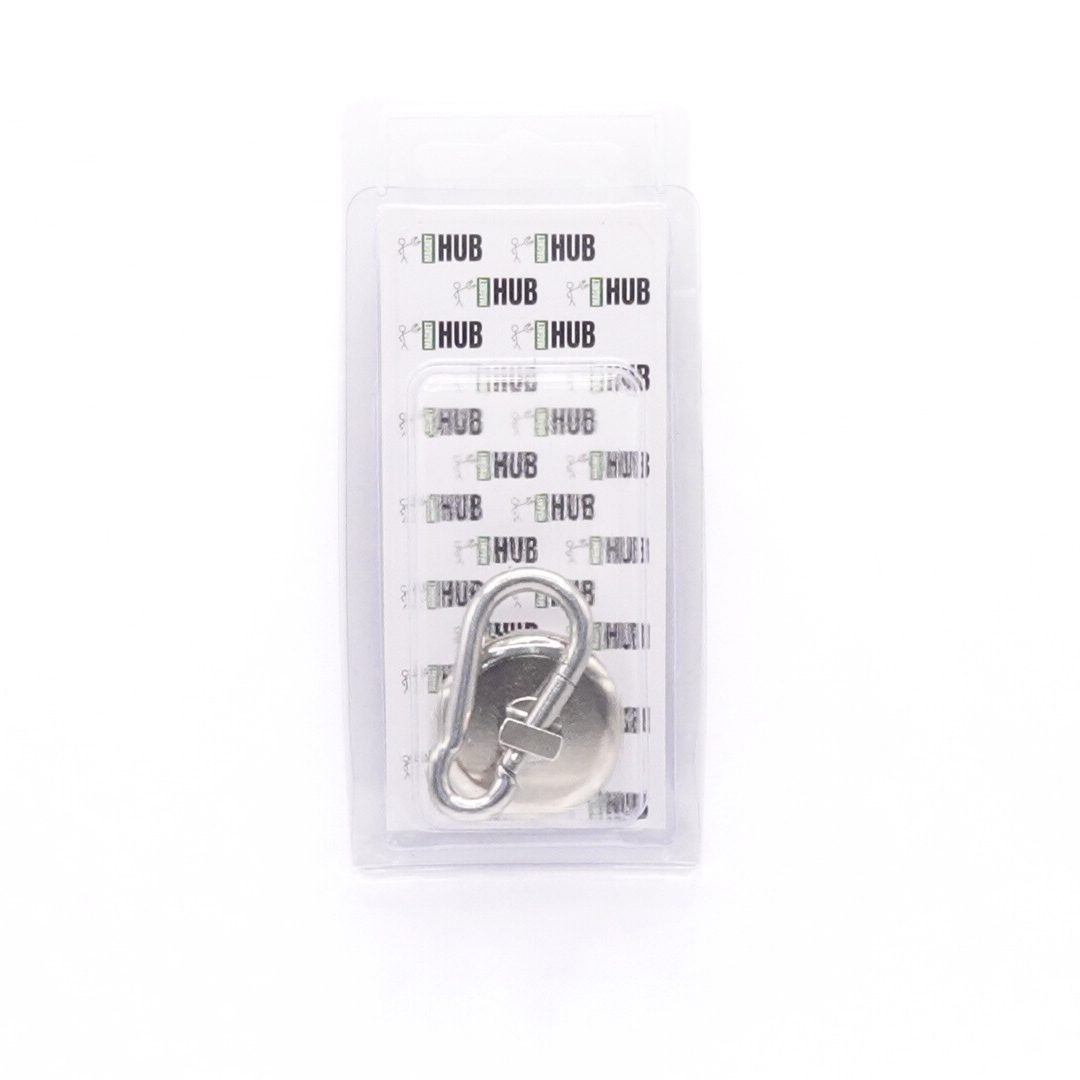 NL36 N35 Neodymium Pot Magnet with Carabiner-Rotation