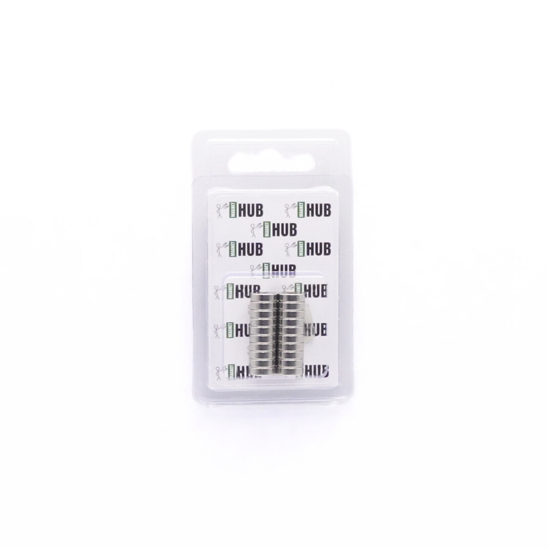 Od10xD6.5/D4x3mm Ni N38 Neodymium Countersunk magnets (Pack of 20)