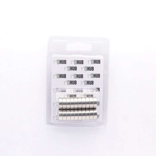 Od15xId5x4mm N38 Ni Neodymium Ring magnets (Pack of 10)