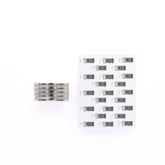 Od20x5.5/D3x3mm N35 Ni Neodymium Countersunk magnets (Pack of 10)